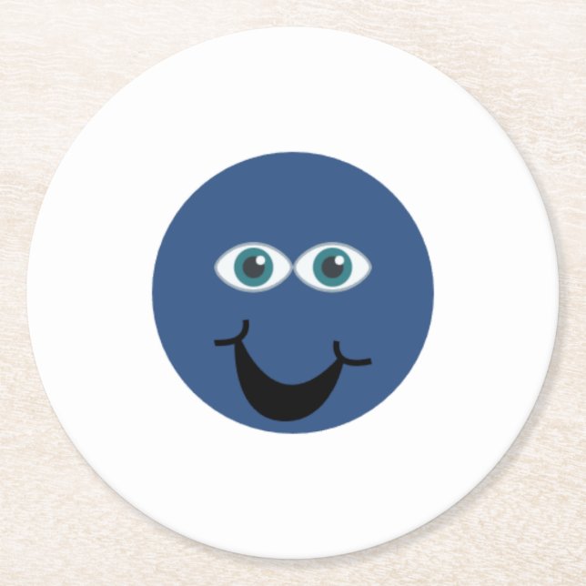 Porta-copo De Papel Redondo Tullie Porta copos (Frente)