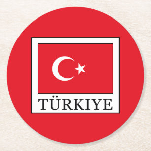 Porta-copo De Papel Redondo Türkiye