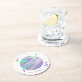 Porta-copo De Papel Redondo Última Baqueloreta de Disco