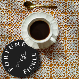 Porta-copo De Papel Redondo Um homem nenhum encoraja negro branco