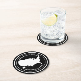 PORTA-COPO DE PAPEL REDONDO USA