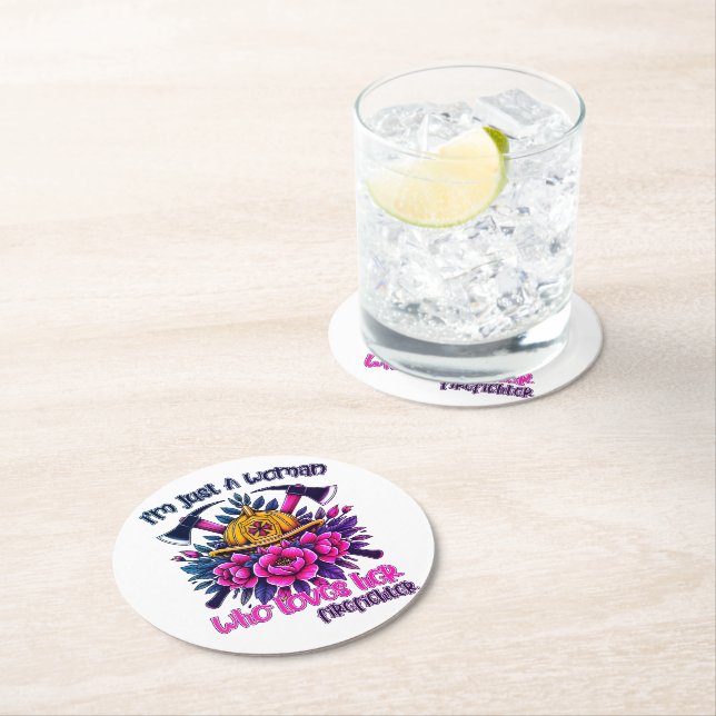 Porta-copo De Papel Redondo Vancouver bombeiro honra a dedicação (Insitu)