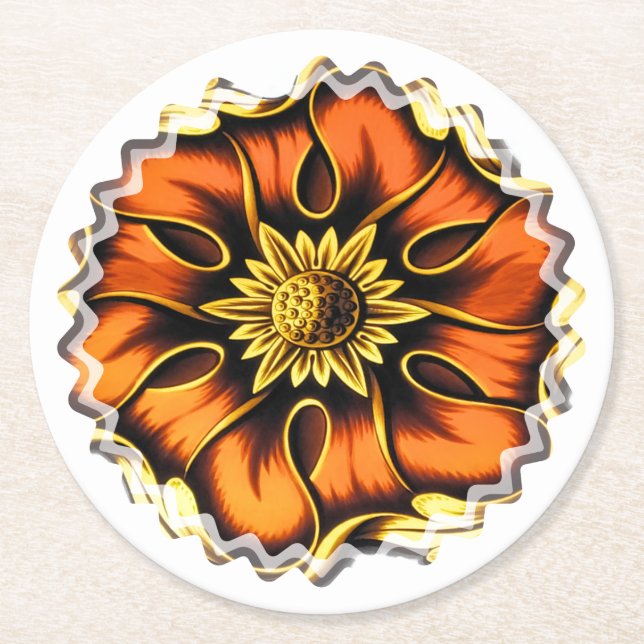 PORTA-COPO DE PAPEL REDONDO VELHA INGLATERRA (Frente)