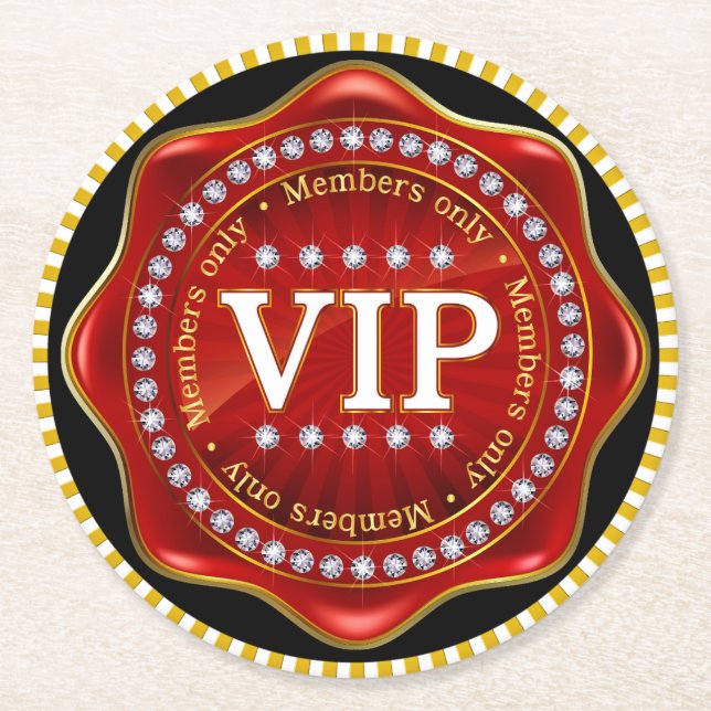 PORTA-COPO DE PAPEL REDONDO VIP (Frente)