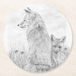 Porta-copo De Papel Redondo Vixen com o kit