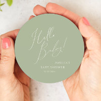 Whimsage Green Hello Baby