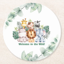 Whimsical Jungle Safari Animal Birthday