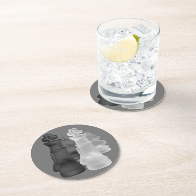 Porta-copo De Papel Redondo Xadrez de Porta copos de papel (Insitu)