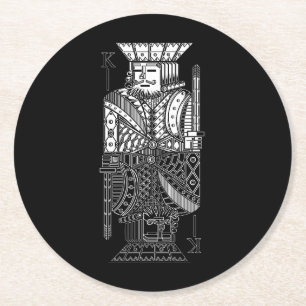 Porta-copo De Papel Redondo Ying Yang King