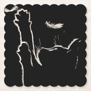 Porta-copo De Papel Reflexão luminosa