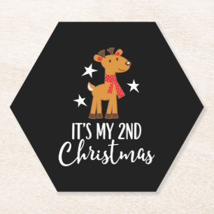 Porta-copo De Papel Reindeer de Natal segundo
