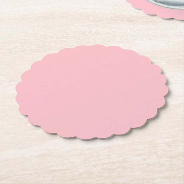 Porta-copo De Papel Rodada Escalonada Rosa (Angular)