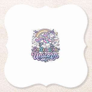 Porta-copo De Papel Rolo De Patins Unicórnio Vetor Sticker Premium