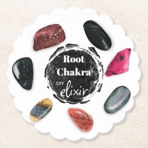 Porta-copo De Papel *~* Root Chakra Elixir AP64 Stones