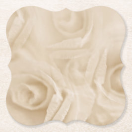 Porta-copo De Papel Rosas de papel sépia