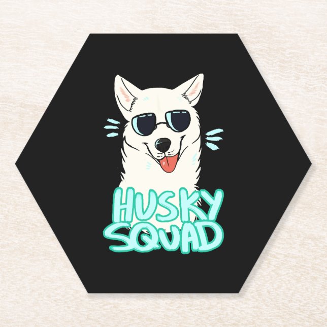 Porta-copo De Papel Rouco Squad Lovely (Frente)