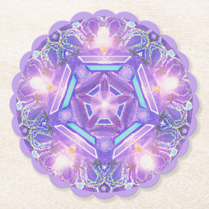 Porta-copo De Papel Roxo W1