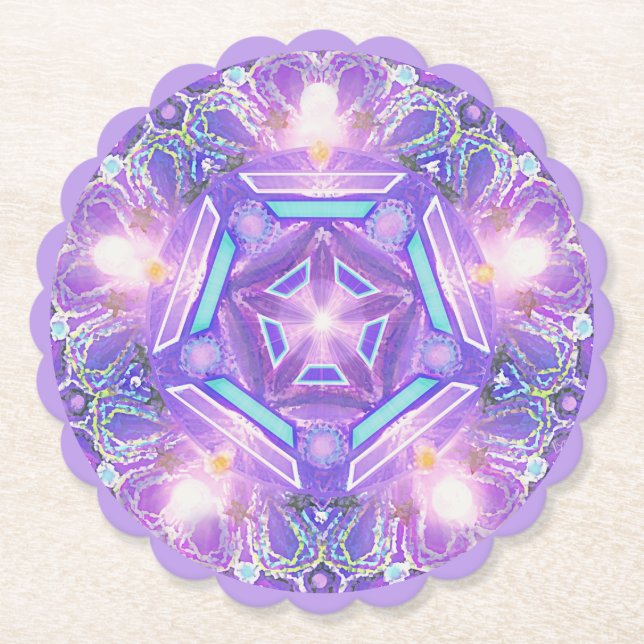 Porta-copo De Papel Roxo W1 (Frente)