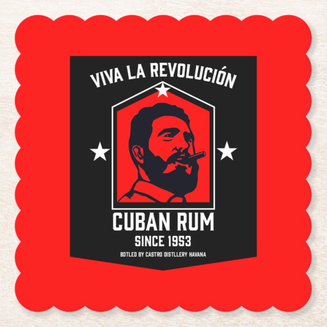 Porta-copo De Papel Rum Drinkers em Cubo (Frente)