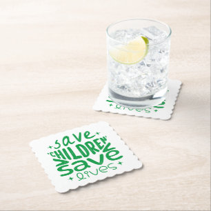 Porta-copo De Papel Salvar Filhos, Salvar Vidas