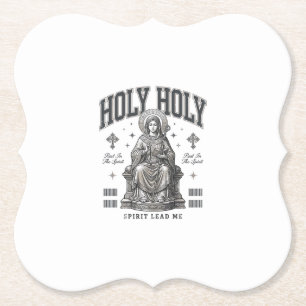 Porta-copo De Papel Santo Santo Desenho de Camisa Religiosa de Gravura