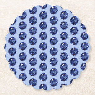 Porta-copo De Papel Sapphire do 65º aniversário