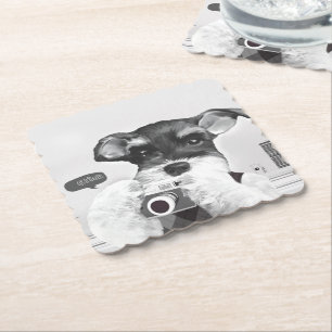 Porta-copo De Papel Schnauzer com câmera