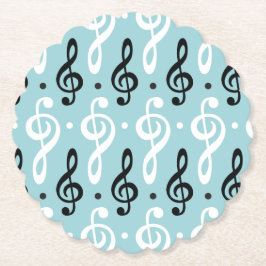 Porta-copo De Papel Serene Melodies Treble Clef