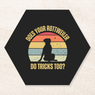 Porta-copo De Papel Seu Rottweiler Também Faz Truques?
