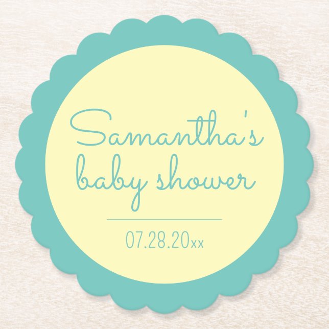 Porta-copo De Papel Sexo Chá neutro Portas copos escalonadas (Frente)