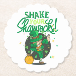Porta-copo De Papel Shake your shamrock, St Patricks day, Slainte