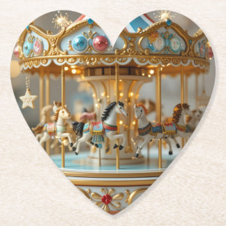 Porta-copo De Papel shinning carousel