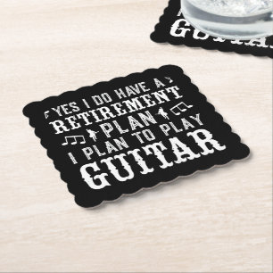 Porta-copo De Papel Sim, Eu Tenho Um Plano De Aposentação Engraçada.