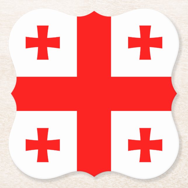 Porta-copo De Papel Sinalizador da Geórgia (Frente)