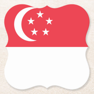Porta-copo De Papel Sinalizador de Singapura