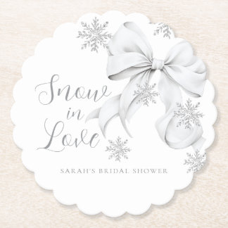 Porta-copo De Papel Snow in Love