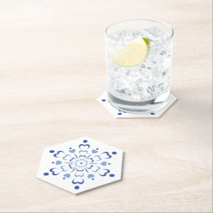 Porta-copo De Papel Snowy Heartburst