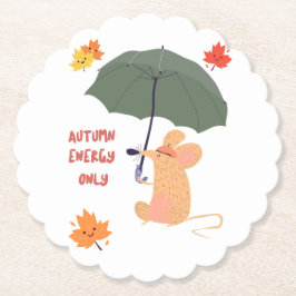 Porta-copo De Papel Somente energia do outono