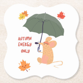 Porta-copo De Papel Somente energia do outono