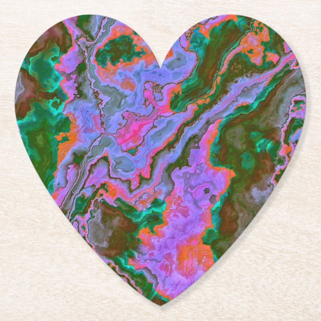 Porta-copo De Papel Sour Marble (Frente)