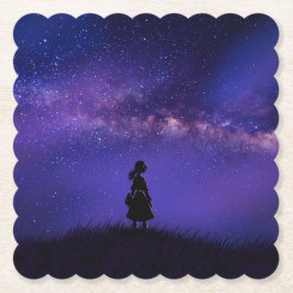 Porta-copo De Papel Sozinha e Starry Night