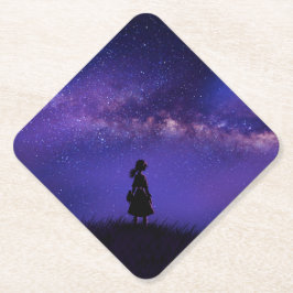 Porta-copo De Papel Sozinha e Starry Night