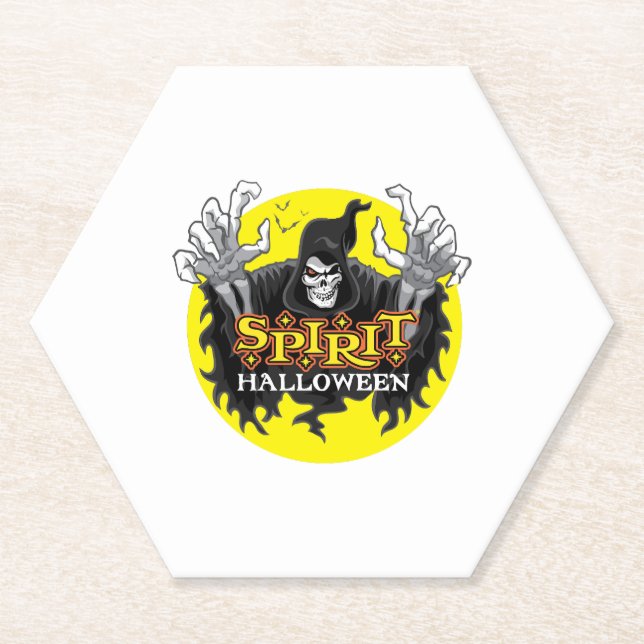 Porta-copo De Papel Spirit Halloween (Frente)