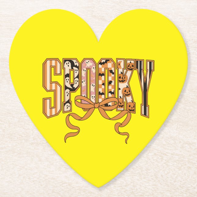 Porta-copo De Papel Spooky Coquette Halloween Aesthetic-66166 (Frente)