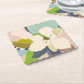 Porta-copo De Papel Spring Magnolia Color Blocks Florist 