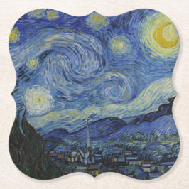 Porta-copo De Papel Starry Night & Van Gogh /famosa arte de vintage