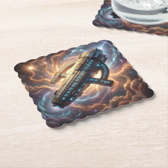Porta-copo De Papel Stellar Path – Journey Through the Universe´5 (Angular)