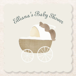 Porta-copo De Papel Storybook Woodland Amigos Bebê Carruagem Esquilo