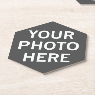 Porta-copo De Papel Sua Foto Aqui