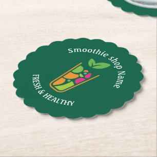 Porta-copo De Papel Sucos de Frutas Tropicais Lindos Loja de Cozinha d